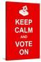 Keep Calm and Vote On-prawny-Stretched Canvas