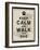 Keep Calm and Walk the Dog-Piper Ballantyne-Framed Art Print