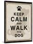 Keep Calm and Walk the Dog-Piper Ballantyne-Stretched Canvas