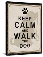 Keep Calm and Walk the Dog-Piper Ballantyne-Stretched Canvas