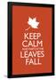 Keep Calm and Watch the Leaves Fall-null-Framed Poster