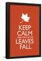 Keep Calm and Watch the Leaves Fall-null-Framed Poster