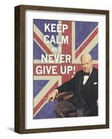 Keep Calm Brit I-The Vintage Collection-Framed Giclee Print