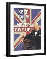 Keep Calm Brit I-The Vintage Collection-Framed Giclee Print