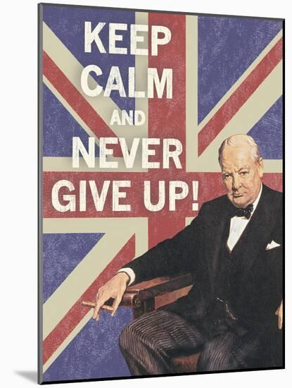 Keep Calm Brit I-The Vintage Collection-Mounted Giclee Print
