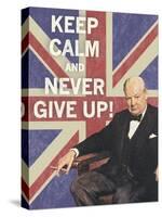 Keep Calm Brit I-The Vintage Collection-Stretched Canvas