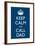 Keep Calm Call Dad Crown-null-Framed Poster