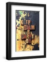 Keep Calm & Carry On-Old Type-null-Framed Art Print