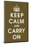 Keep Calm (chocolate)-null-Mounted Giclee Print