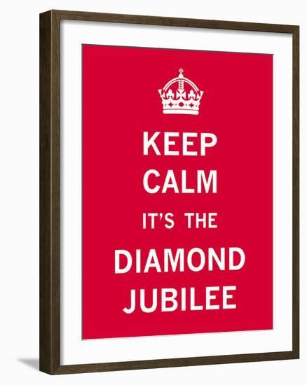 Keep Calm Diamond Jubilee II-The Vintage Collection-Framed Giclee Print