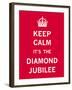 Keep Calm Diamond Jubilee II-The Vintage Collection-Framed Giclee Print