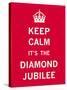 Keep Calm Diamond Jubilee II-The Vintage Collection-Stretched Canvas
