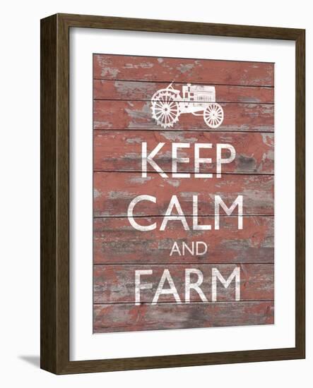 Keep Calm & Farm II-Alonzo Saunders-Framed Art Print