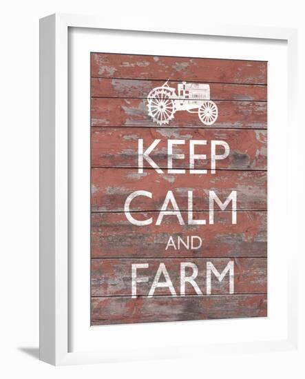 Keep Calm & Farm II-Alonzo Saunders-Framed Art Print