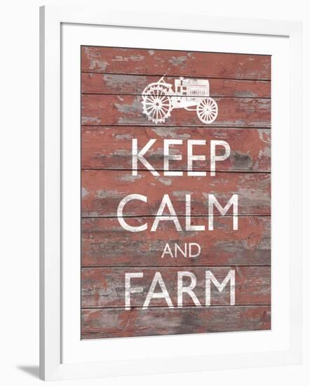 Keep Calm & Farm II-Alonzo Saunders-Framed Art Print