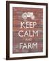 Keep Calm & Farm II-Alonzo Saunders-Framed Art Print