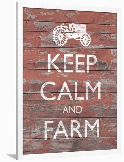 Keep Calm & Farm II-Alonzo Saunders-Framed Art Print