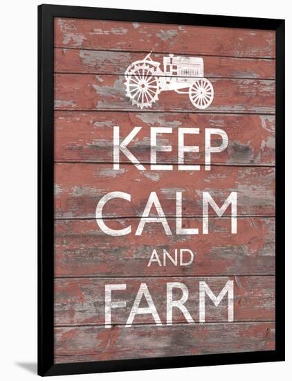 Keep Calm & Farm II-Alonzo Saunders-Framed Art Print