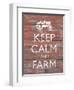 Keep Calm & Farm II-Alonzo Saunders-Framed Art Print