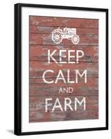 Keep Calm & Farm II-Alonzo Saunders-Framed Art Print