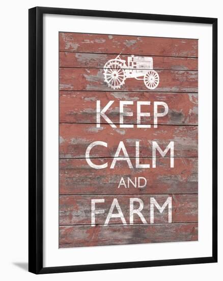 Keep Calm & Farm II-Alonzo Saunders-Framed Art Print