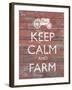 Keep Calm & Farm II-Alonzo Saunders-Framed Art Print