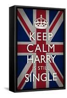 Keep Calm Harry is Still Single-null-Framed Stretched Canvas