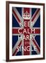 Keep Calm  - Harry is Still Single-null-Framed Art Print