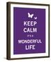 Keep Calm It's a Wonderful Life-The Vintage Collection-Framed Giclee Print