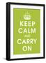 Keep Calm (kiwi)-Vintage Reproduction-Framed Art Print