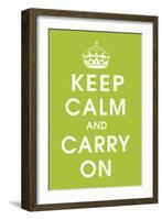 Keep Calm (kiwi)-Vintage Reproduction-Framed Art Print