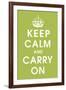 Keep Calm (kiwi)-Vintage Reproduction-Framed Art Print