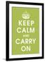 Keep Calm (kiwi)-Vintage Reproduction-Framed Art Print