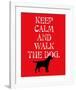 Keep Calm (Labrador)-Ginger Oliphant-Framed Art Print