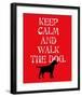 Keep Calm (Labrador)-Ginger Oliphant-Framed Art Print