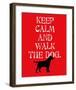 Keep Calm (Labrador)-Ginger Oliphant-Framed Art Print