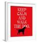 Keep Calm (Labrador)-Ginger Oliphant-Framed Art Print