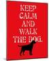 Keep Calm (Labrador)-Ginger Oliphant-Mounted Art Print