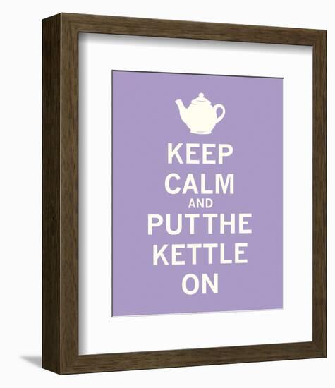 Keep Calm, Lavender Tea-The Vintage Collection-Framed Art Print