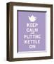 Keep Calm, Lavender Tea-The Vintage Collection-Framed Art Print