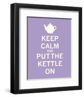 Keep Calm, Lavender Tea-The Vintage Collection-Framed Art Print