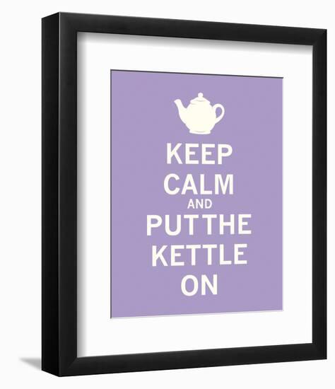 Keep Calm, Lavender Tea-The Vintage Collection-Framed Art Print