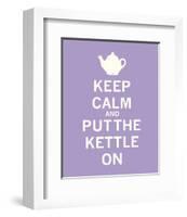 Keep Calm, Lavender Tea-The Vintage Collection-Framed Art Print