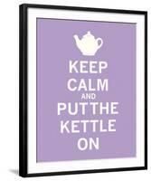 Keep Calm, Lavender Tea-The Vintage Collection-Framed Giclee Print