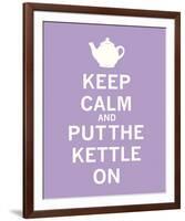 Keep Calm, Lavender Tea-The Vintage Collection-Framed Giclee Print