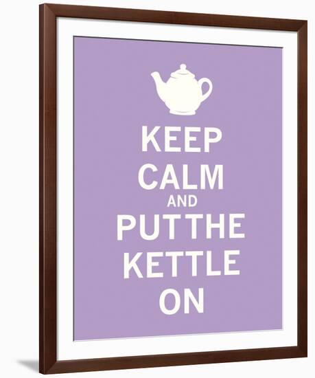 Keep Calm, Lavender Tea-The Vintage Collection-Framed Giclee Print