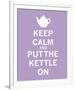 Keep Calm, Lavender Tea-The Vintage Collection-Framed Giclee Print