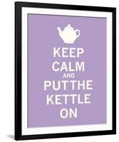 Keep Calm, Lavender Tea-The Vintage Collection-Framed Giclee Print