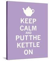 Keep Calm, Lavender Tea-The Vintage Collection-Stretched Canvas