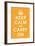 Keep Calm (orange)-null-Framed Giclee Print